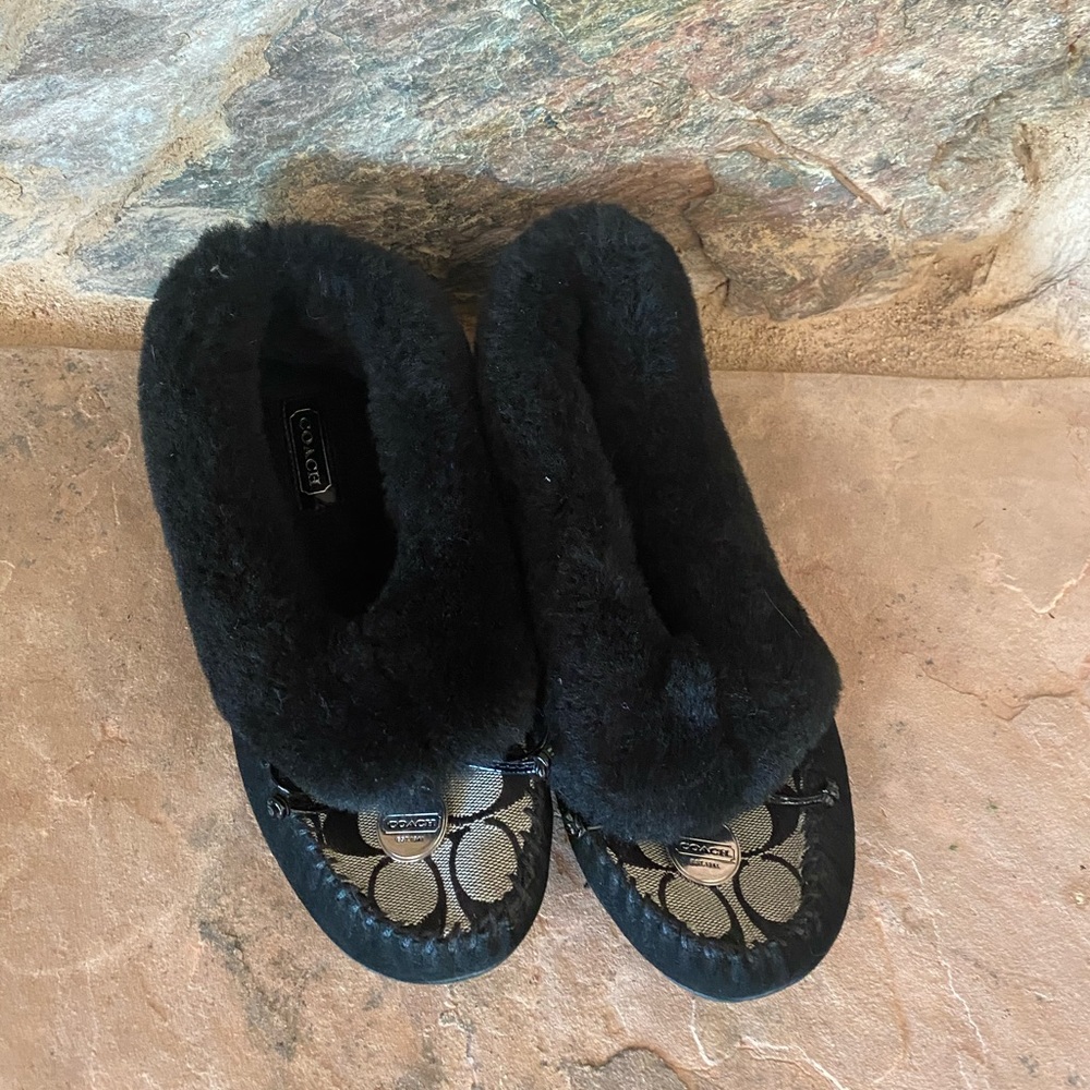 Coach slippers